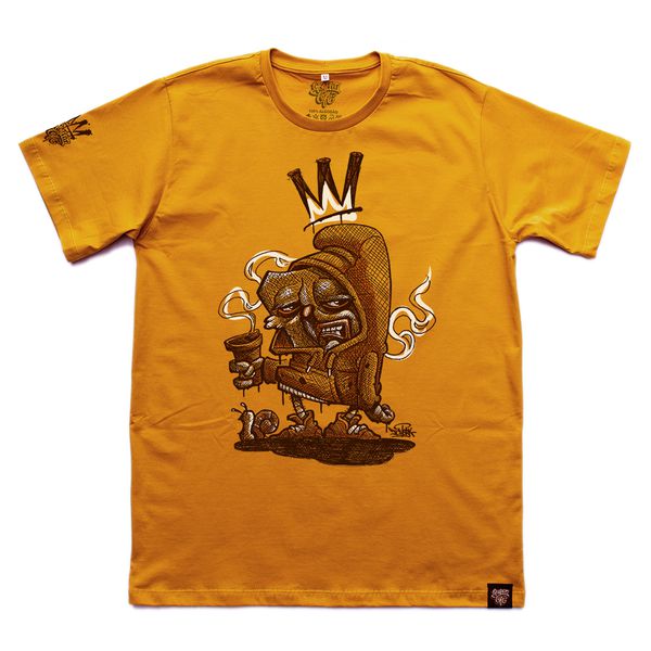 Camiseta Tchork Bird - Mostarda - Graffiti com Café