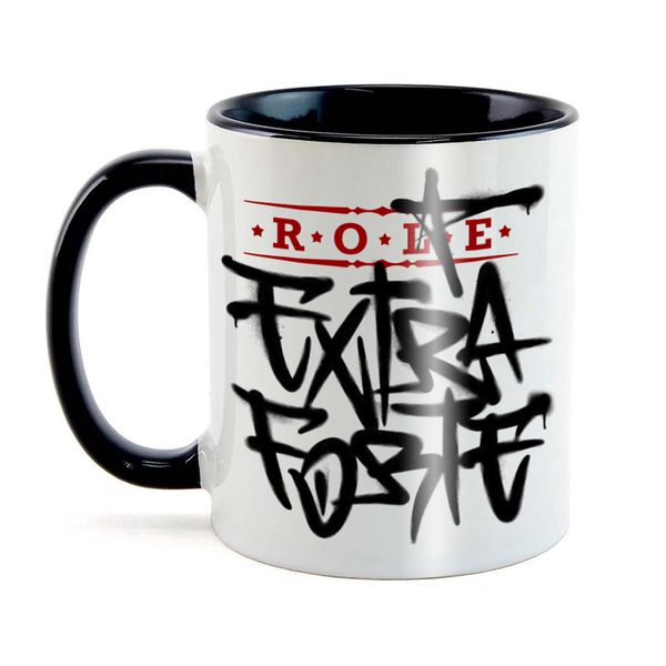 Caneca porcelana Graffiti com Café Extra Forte