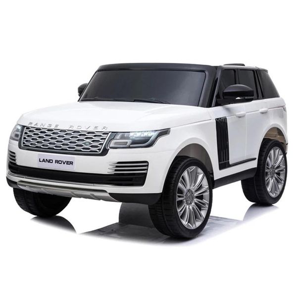 Carrinho El trico Land Rover 12v Branco GREG RIO PATINETES