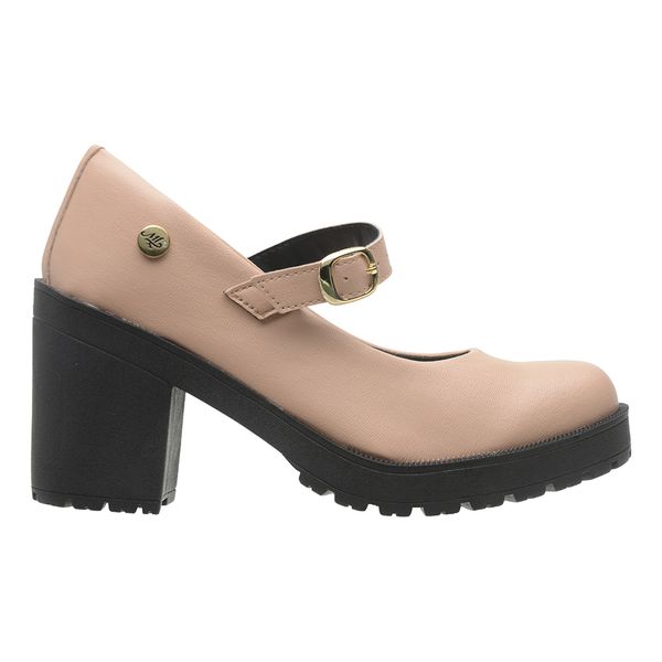 Sapato Scarpin Boneca Sandy Nude Sola Preta