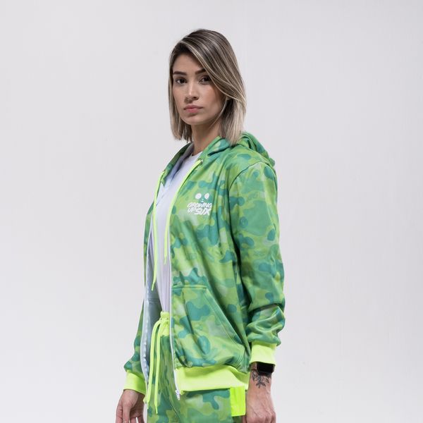 Blusa moletom camuflada sales