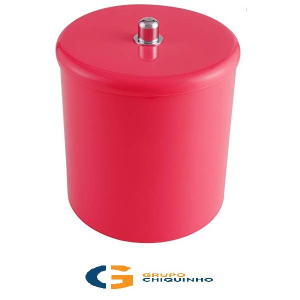 CESTO MULTIUSO COM TAMPA 6L VERMELHO ASTRA