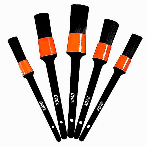 PINCEL DETALHAMENTO EXTERNO KIT C/5 EVOX