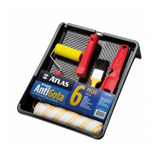 KIT DE PINTURA ANTI-GOTA 6 PÇS. ATLAS - AT1017