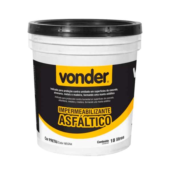 VONDER IMPERMEABILIZANTE ASFALTICO 18L