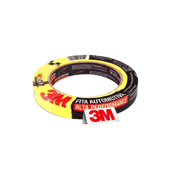 3M AUTO FITA CREPE AMARELA ALTA PERFORMANCE 18MMX40M