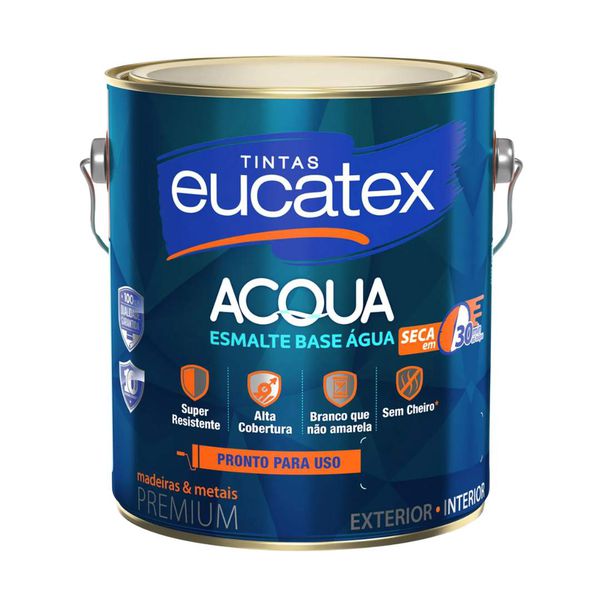 EUCATEX ESM ACETINADO BASE AGUA BRANCO 3,6L