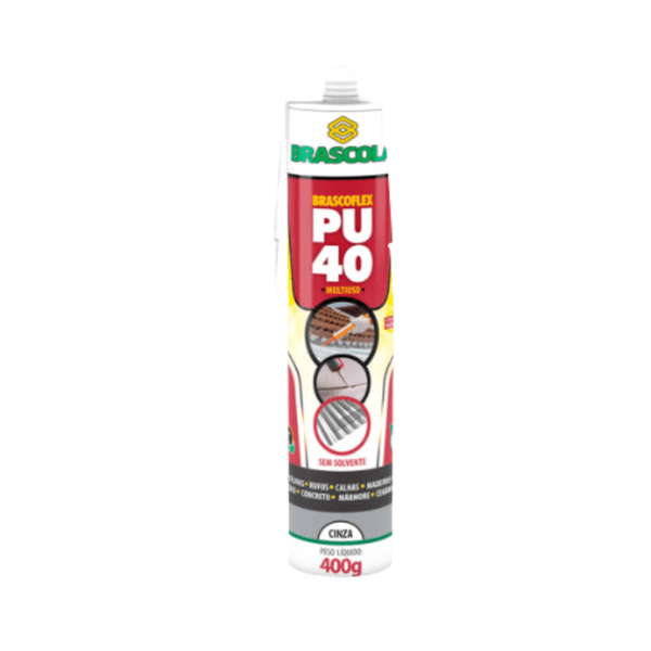 BRASCOLA VEDACAO PU 40 MULTIUSO CINZA 400G