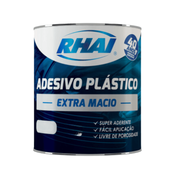 RHAI ADESIVO PLASTICO EXTRA MACIO CINZA 800G