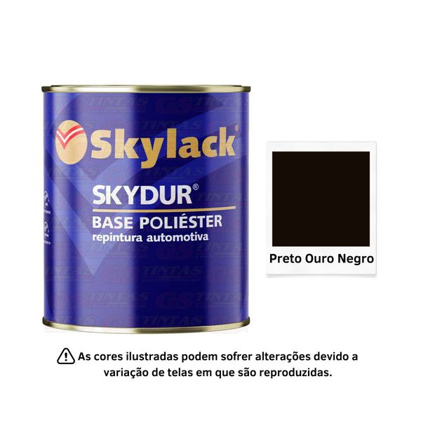 SKYLACK BP PRETO OURO NEGRO MET. GM 16/20 900ML