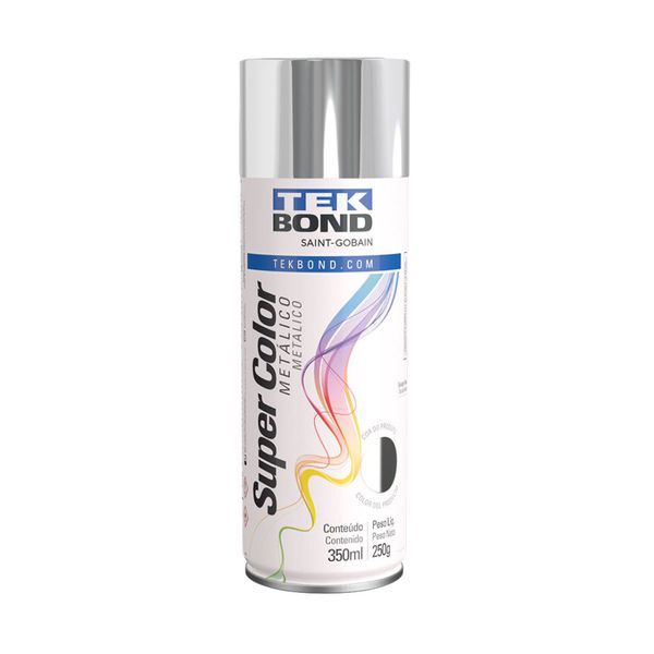 TEKBOND SPRAY METALICO CROMADO 350ML/250G 