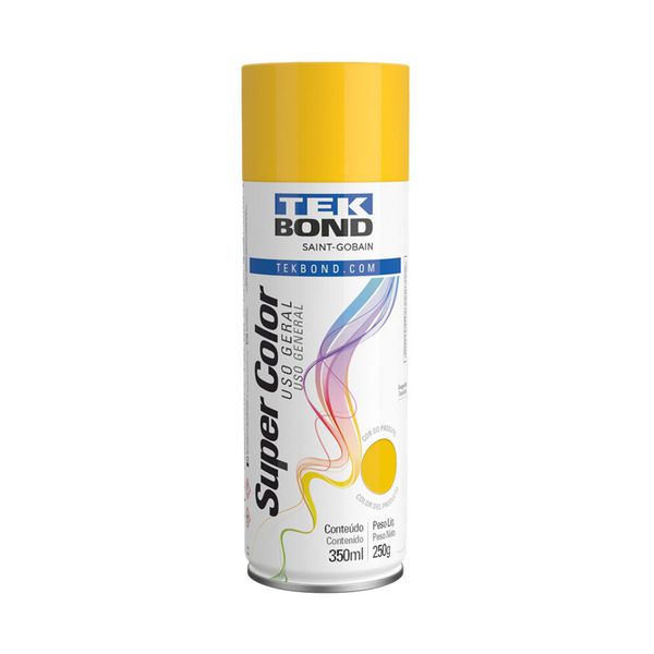 TEKBOND SPRAY USO GERAL 350ML/250G AMARELO