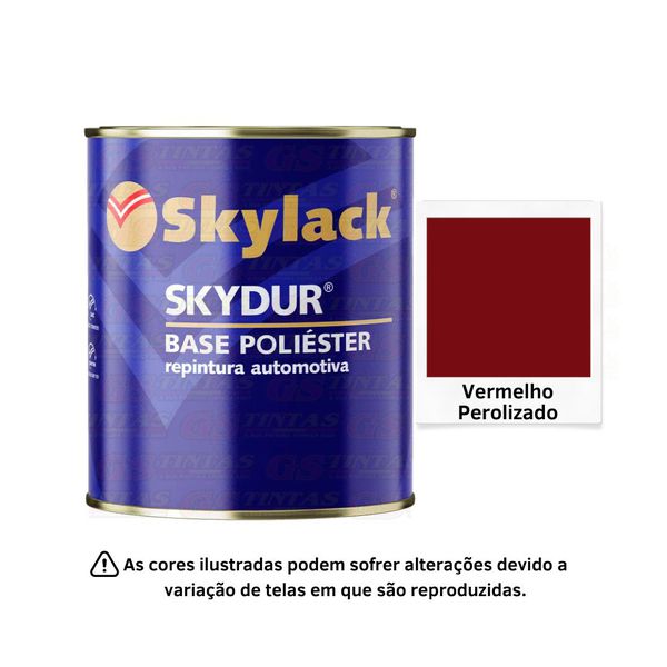 SKYLACK BP VERMELHO PEROLIZADO FIAT 88 900ML