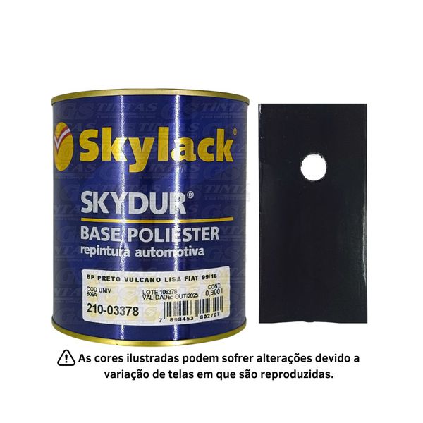 SKYLACK BP PRETO VULCANO 99/16 FIAT 900ML