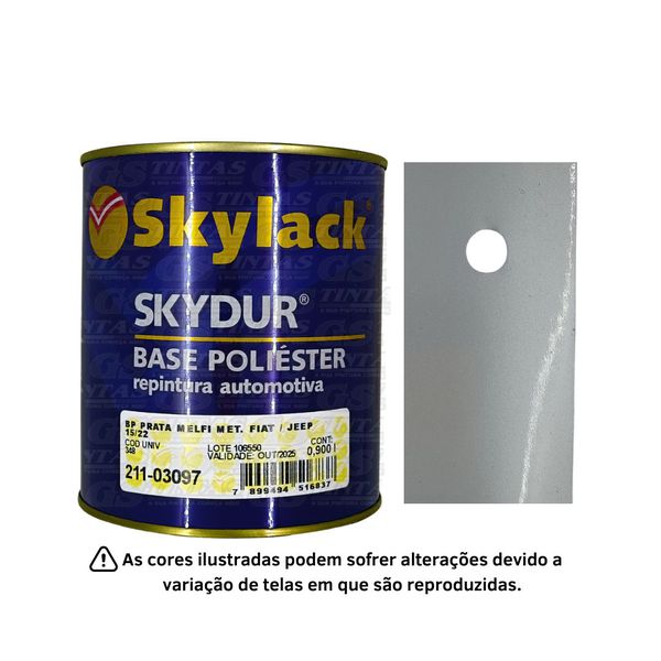 SKYLACK BP PRATA MELFI MET. FIAT / JEEP 15/22 900ML