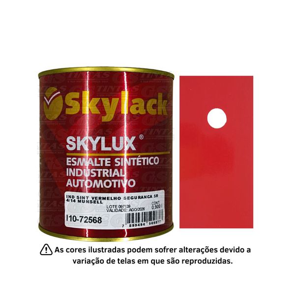 SKYLACK IND SINT VERMELHO SEGURANCA 5R4/14MUN 900ML