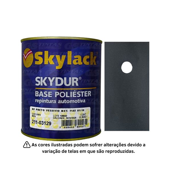 SKYLACK BP PRETO VESUVIO MET 01/16 FIAT 900ML