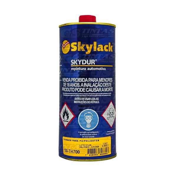 SKYLACK THINNER P/ PU TH700 900ML