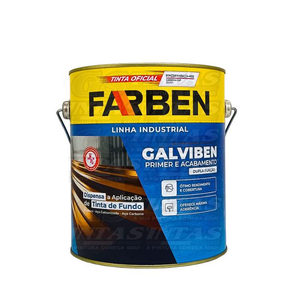 FARBEN GALVIBEN ACR DF AZUL SEGURANÇA 3,6L