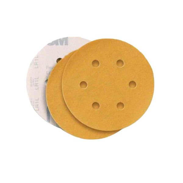3M 216U DISCO DE LIXA SECO OURO HOOKIT P180 152MM 7FUROS