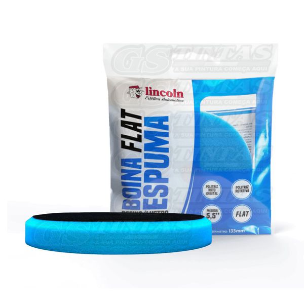 LINCOLN BOINA 5,5 ESPUMA AZUL FLAT - REFINO/LUSTRO