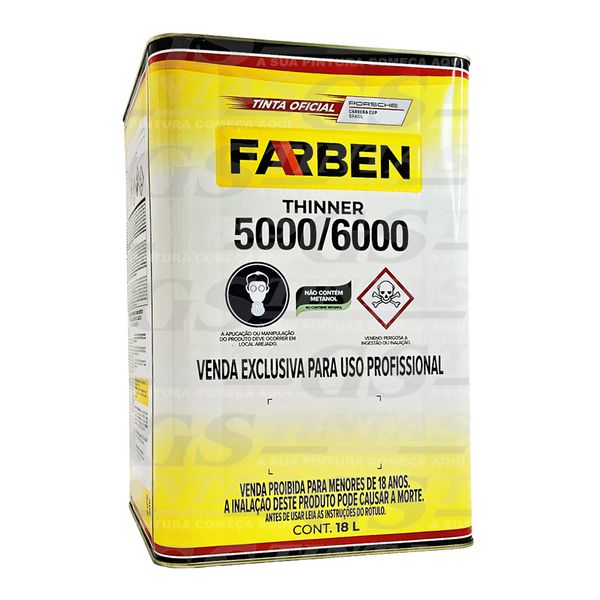 FARBEN THINNER 5000 18L