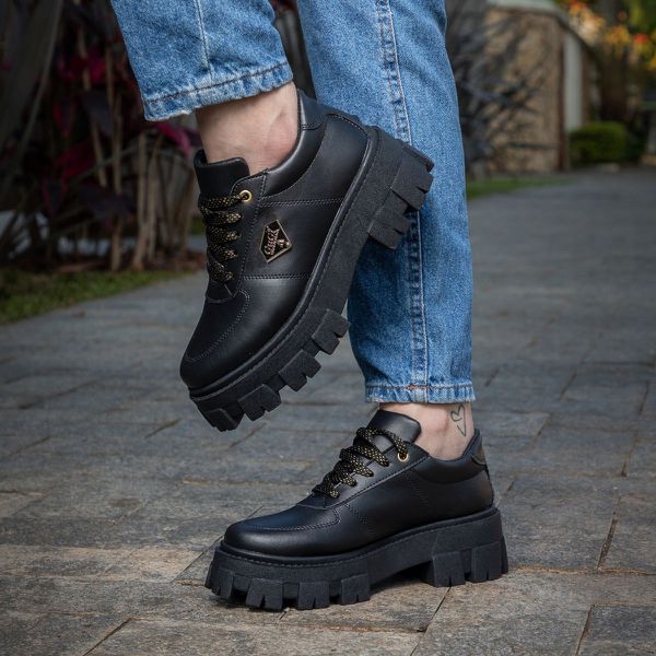 Salto Tratorado Sapato Oxford Salto Alto Feminino Vizzano Salto