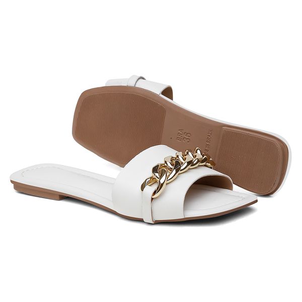 Sandalia feminina slide top