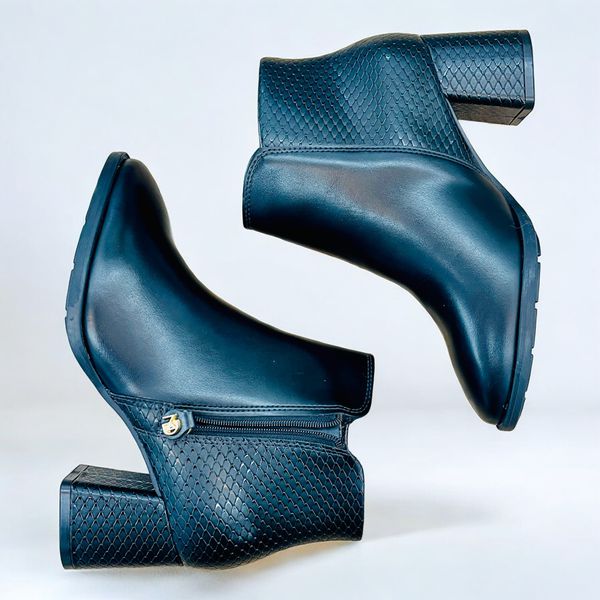 Bota napa salto alto Modare ref 7078.101.25530 - preto