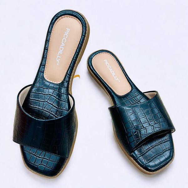 Rasteirinha Piccadilly ref. 508033/6 - preto