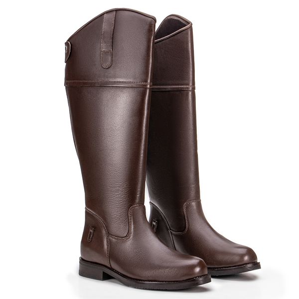 Bota Hipismo Unissex em Couro Latego Marrom - 58-2... - Gutierre Boots