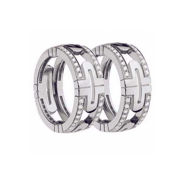 Aliança De Casamento Eterno Resplendor Griffe - Ouro 18k 