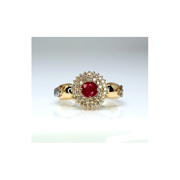 Anel de Formatura em Ouro 18k Daisy