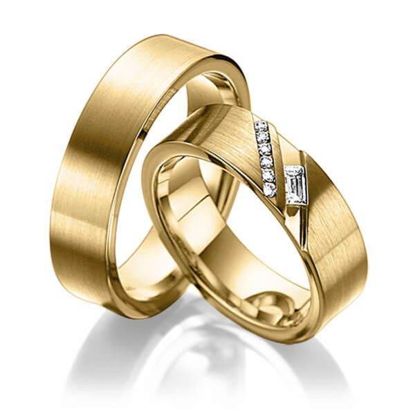 ALIANÇA DE CASAMENTO COM DIAMANTES