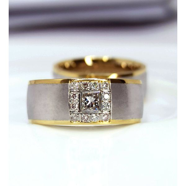 Alianças de Bodas Declaração Eterna - Aura Nobre - Ouro 18k 750