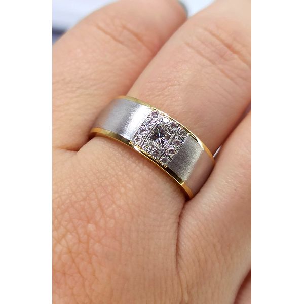 Alianças de Bodas Declaração Eterna - Aura Nobre - Ouro 18k 750