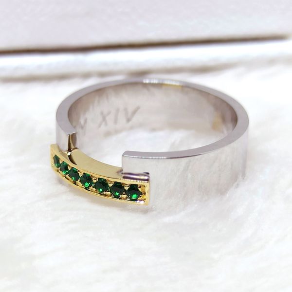 Aliança de Casamento Pedras Preciosas Eterna - Ouro 18k 750