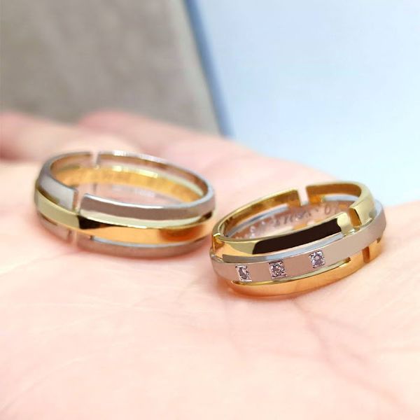 Aliança de Bodas com Diamantes