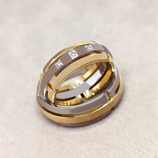 Aliança de Bodas com Diamantes