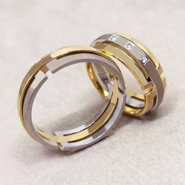 Aliança de Bodas com Diamantes