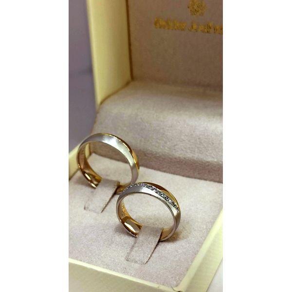 Aliança de Bodas com Diamantes