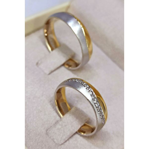 Aliança de Bodas com Diamantes