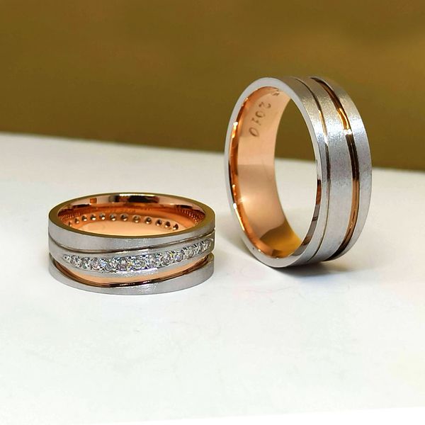 Aliança de Casamento - Ouro 18k Bodas 