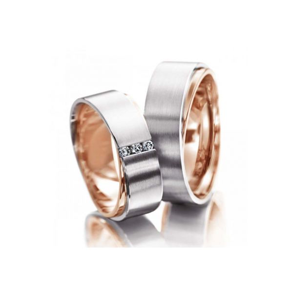Aliança de Bodas com Diamantes