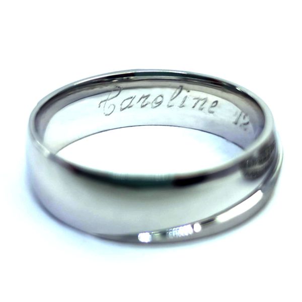 Aliança De Casamento em Ouro Branco 18k com Diamantes