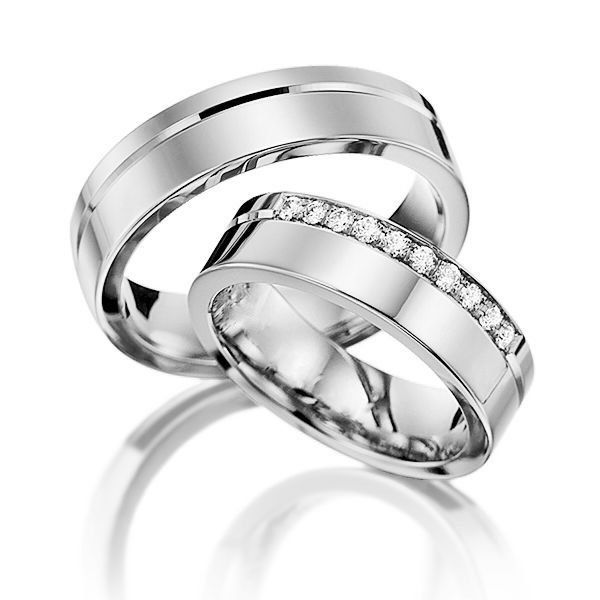 Aliança de Casamento com Diamantes