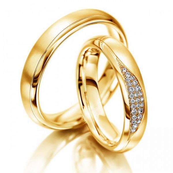 Aliança para Casamento - Casamento e Noivado - Ouro 18k