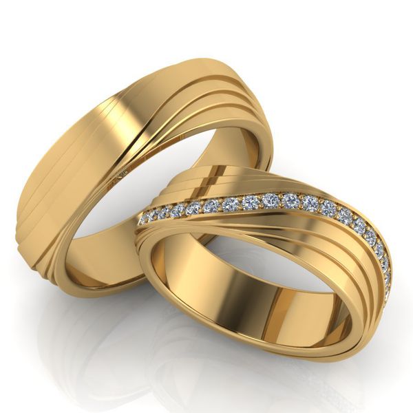 Aliança de Casamento em Ouro 18k