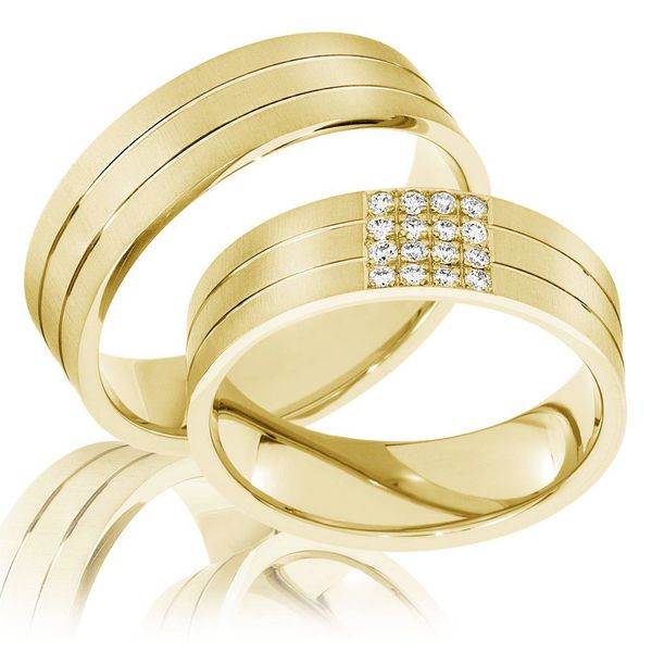 Aliança de Casamento - ouro 18k 750