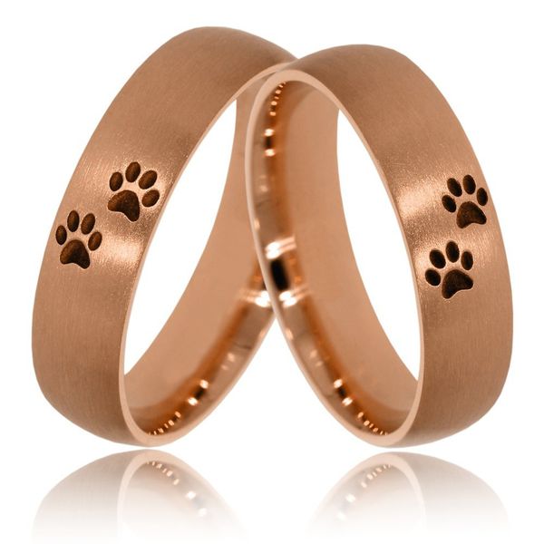 Aliança em Ouro 18k Pet